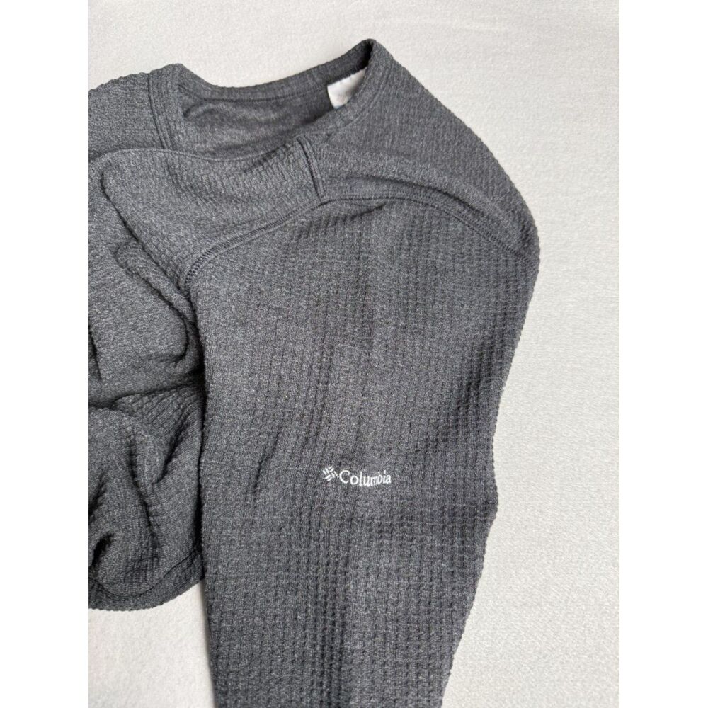 Columbia Women's Dark Gray Thermal V-Neck Long Sleeve Top Size Medium - Picture 7 of 12